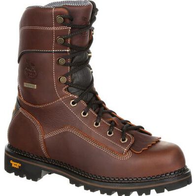 Georgia Boot AMP Lt Logger Low Heel Waterproof Mens Work Boots GB00237 **ONLINE ONLY