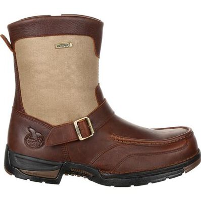 Georgia Boot Athens Mens Waterproof Side-Zip Boots GB00245 **ONLINE ONLY