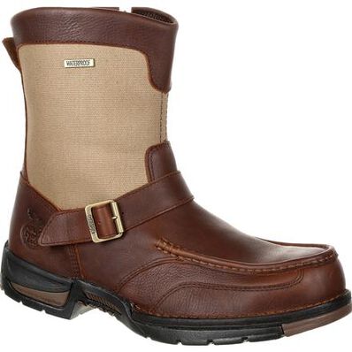 Georgia Boot Athens Mens Waterproof Side-Zip Boots GB00245 **ONLINE ONLY