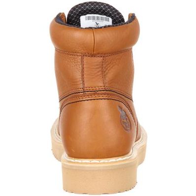 Georgia Boot Barracuda Gold Moc-Toe Wedge Mens Work Boots GB00177