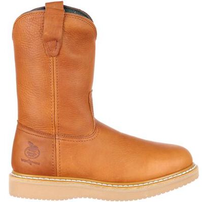Georgia Boot Barracuda Gold Wedge Steel Toe Men's Pull On Work Boot G5353 **ONLINE ONLY