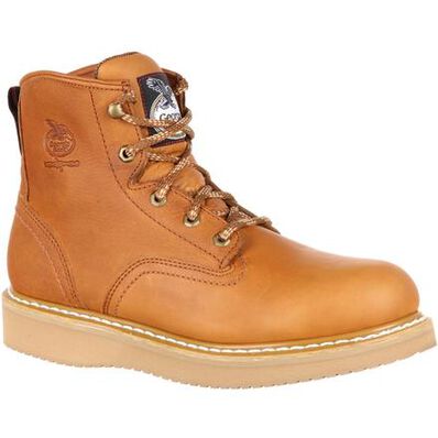 Georgia Boot Barracuda Gold Wedge Steel Toe Men's Work Boot G6342 **ONLINE ONLY