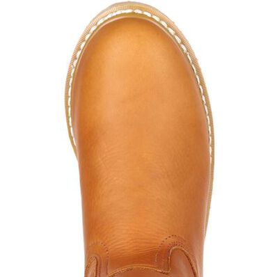 Georgia Boot Barracuda Gold Wedge Work Men's Wellington Pull On Boot G5153 **ONLINE ONLY