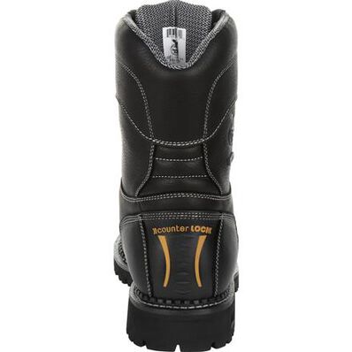 Georgia Boot Black AMP Lt Logger Composite Toe Waterproof Mens Work Boots GB00272 **ONLINE ONLY