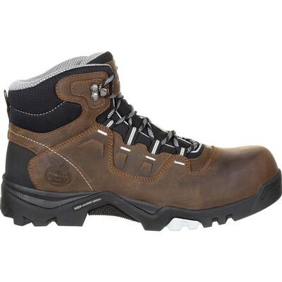 Georgia Boot Brown Amplitude Composite Toe Waterproof Mens Work Boots GB00216 **ONLINE ONLY