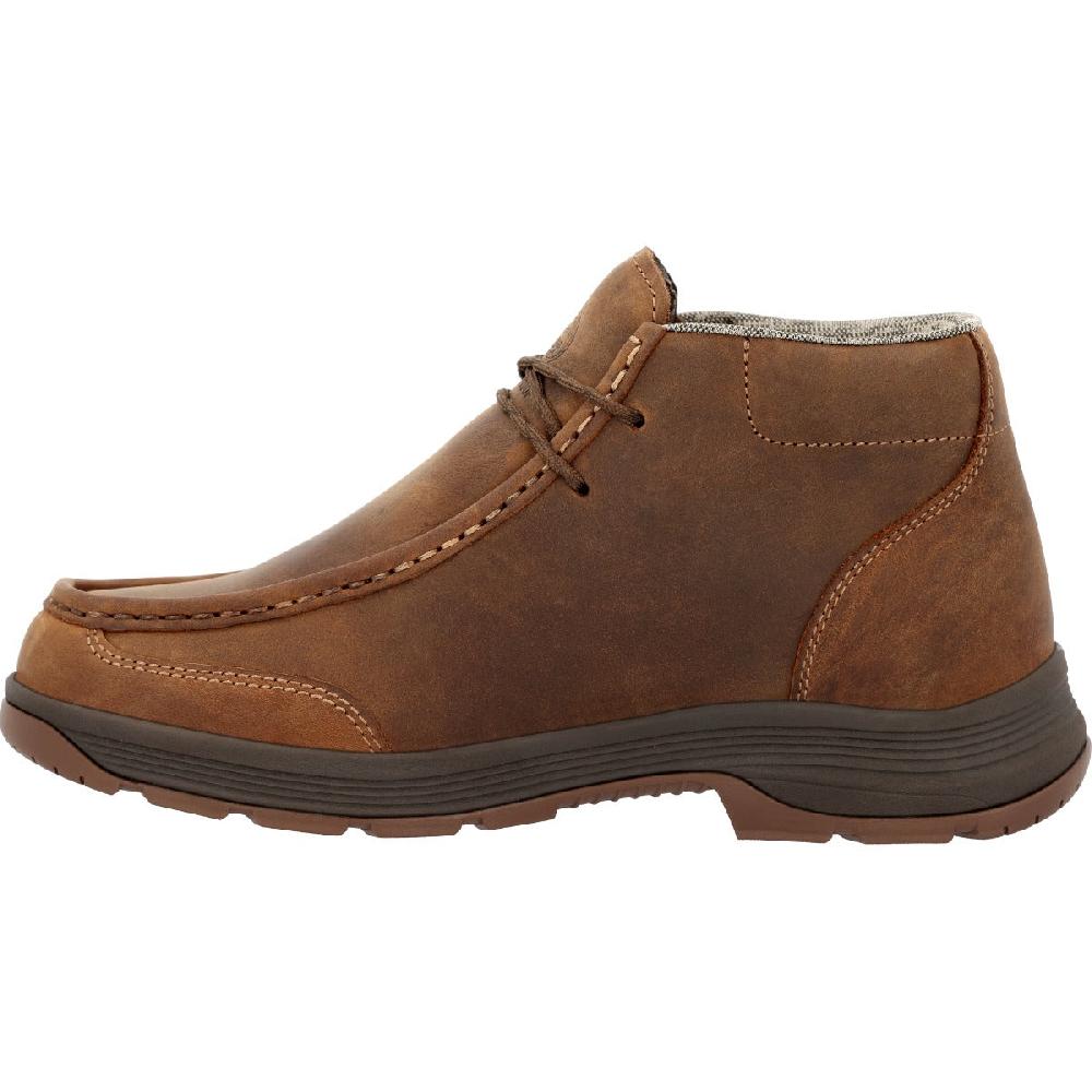 Georgia Boot Brown Athens Superlyte Men's Waterproof Wallabe Boots GB00646
