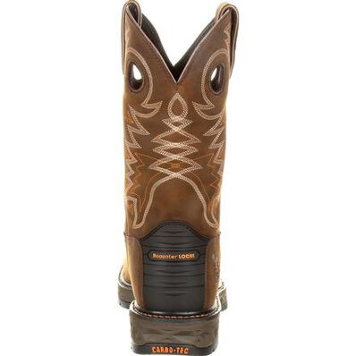 Georgia Boot Brown Carbo-Tec Lt Alloy Toe Waterproof Mens Pull-On Boots GB00224 **ONLINE ONLY