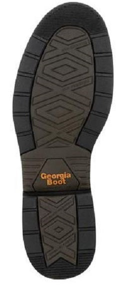 Georgia Boot Brown Carbo-Tec LT Men's Waterproof Pull-On Work Boot GB00308