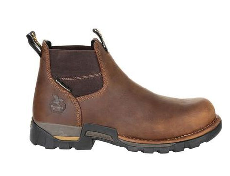 Georgia Boot Brown Eagle One Chelsea Steel Toe Waterproof Boots GB00337
