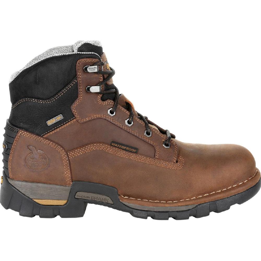 Georgia Boot Brown Eagle One Steel Toe Waterproof Comfort Work BootS GB00313