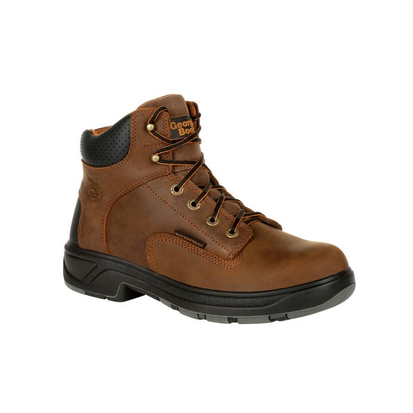 Georgia Boot Brown Flxpoint Composite Toe Waterproof Mens Work Boot G6644 **ONLINE ONLY