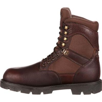 Georgia Boot Brown Homeland Waterproof 600G Insulated Men's Work Boot G109 **ONLINE ONLY