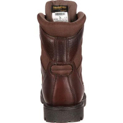 Georgia Boot Brown Homeland Waterproof 600G Insulated Men's Work Boot G109 **ONLINE ONLY
