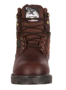 Georgia Boot Brown Homeland Waterproof Men's Work Boot G106 **ONLINE ONLY