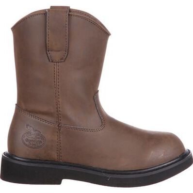 Georgia Boot Brown Little Kid Pull On Boot G099 **ONLINE ONLY