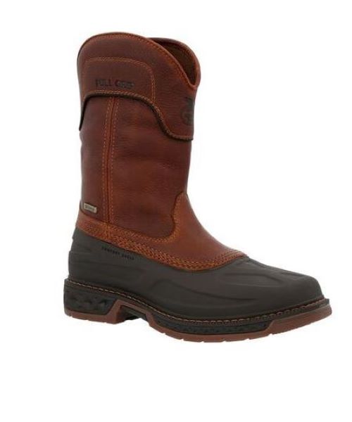 Georgia Boot Brown Top Carbo-Tec LTR Waterproof Pull On Boot GB00470