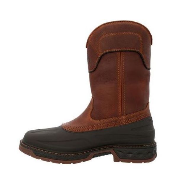 Georgia Boot Brown Top Carbo-Tec LTR Waterproof Pull On Boot GB00470