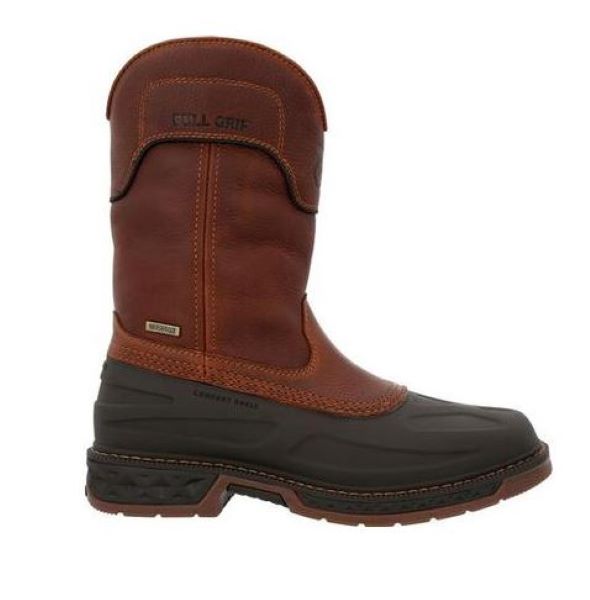Georgia Boot Brown top Carbo-Tec LTR Waterproof Pull On Boot GB00470