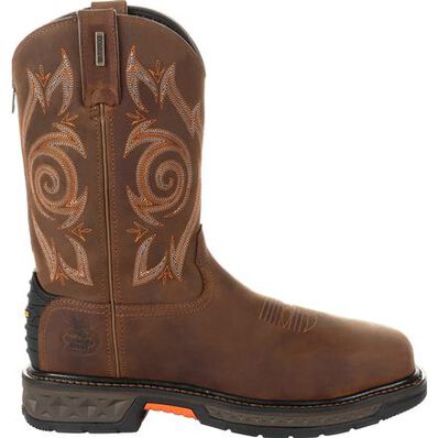 Georgia Boot Carbo-Tec Lt Steel Toe Waterproof Pull On Mens Work Boots GB00264 **ONLINE ONLY