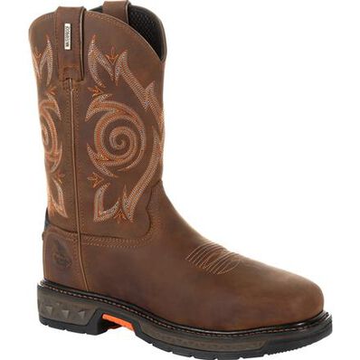 Georgia Boot Carbo-Tec Lt Steel Toe Waterproof Pull On Mens Work Boots GB00264 **ONLINE ONLY