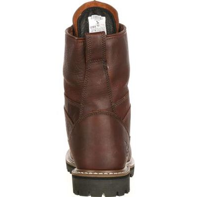 Georgia Boot Chocolate Steel Toe Waterproof Lace-To-Toe Men's Work Boot G103 **ONLINE ONLY