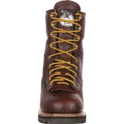 Georgia Boot Chocolate Waterproof Lace-To-Toe Men's Work Boot G101 **ONLINE ONLY