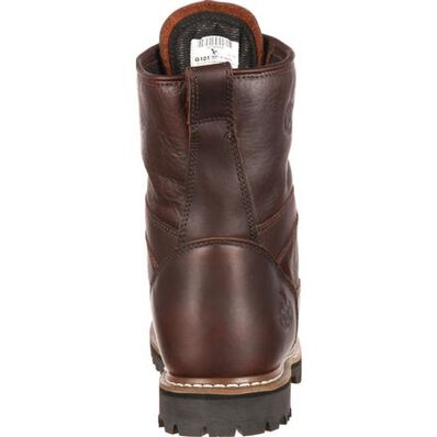 Georgia Boot Chocolate Waterproof Lace-To-Toe Men's Work Boot G101 **ONLINE ONLY