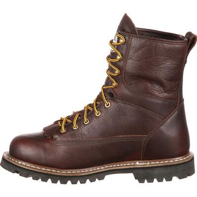 Georgia Boot Chocolate Waterproof Lace-To-Toe Men's Work Boot G101 **ONLINE ONLY