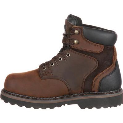 Georgia Boot Dark Brown Brookville Waterproof Mens Work Boots G7134 **ONLINE ONLY