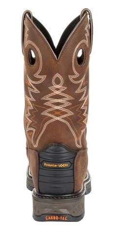 Georgia Boot Men's Medium Brown Carbo-Tec LT Pull-On Work Boot GB00269