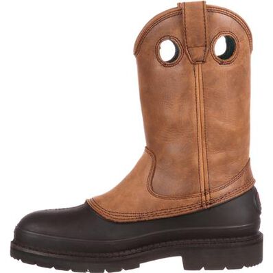 Georgia Boot Mississippi Brown Muddog Wellington Men's Work Boot G5514 **ONLINE ONLY