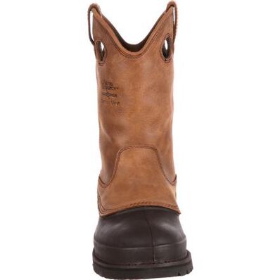 Georgia Boot Mississippi Brown Muddog Wellington Men's Work Boot G5514 **ONLINE ONLY