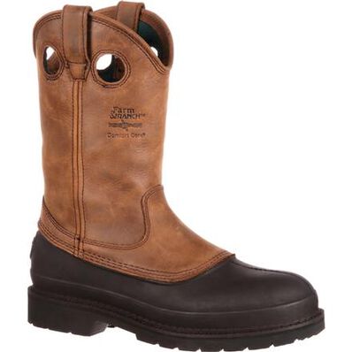 Georgia Boot Mississippi Brown Muddog Wellington Men's Work Boot g5514 **ONLINE ONLY