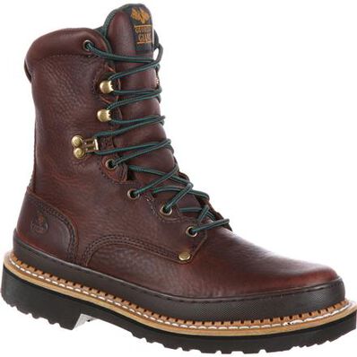 Georgia Boot Soggy Brown Giant Steel Toe Work Boot G8374 **ONLINE ONLY