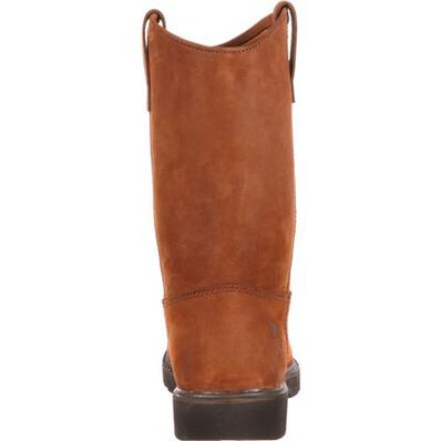 Georgia Boot Steel Toe Brown Static Dissipative Men's Work Pull On Boot G4673 **ONLINE ONLY