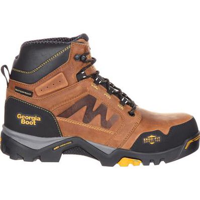 Georgia Boot Trail Crazy Horse Amplitude Composite Toe Waterproof Mens Work Boots GB00129 **ONLINE ONLY