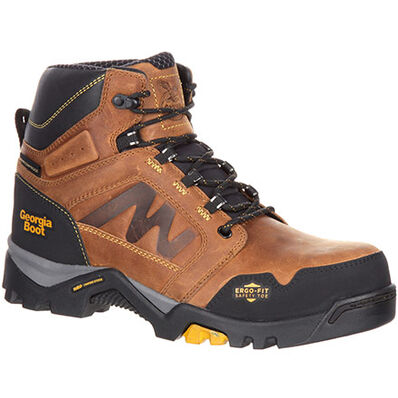 Georgia Boot Trail Crazy Horse Amplitude Composite Toe Waterproof Mens Work Boots GB00129 **ONLINE ONLY