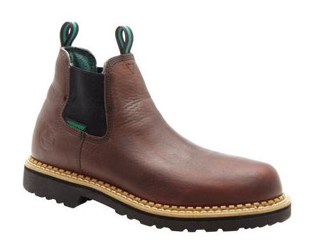 Georgia Soggy Brown Mens Giant Waterproof High Romeo Boot GR500