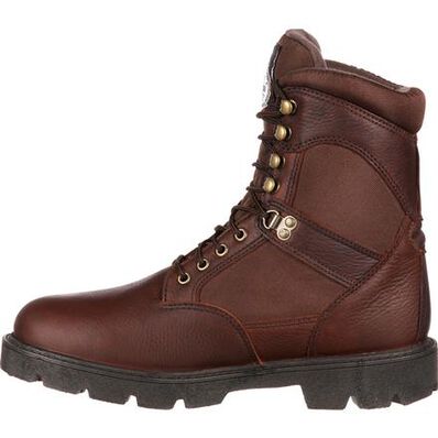 Gerogia Boot Brown Homeland Waterproof Men's Work Boot G108 **ONLINE ONLY