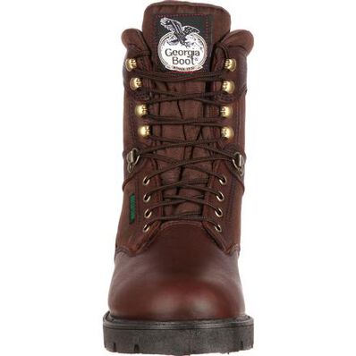 Gerogia Boot Brown Homeland Waterproof Men's Work Boot G108 **ONLINE ONLY