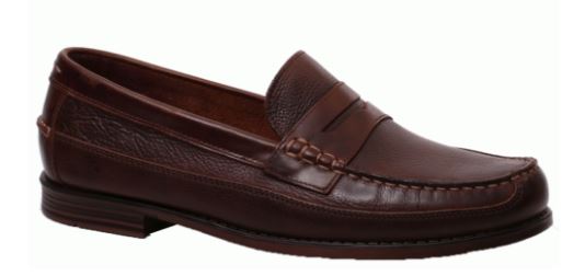 GH Bass Brown Leather Alan Mens Penny Loafers 70-60568