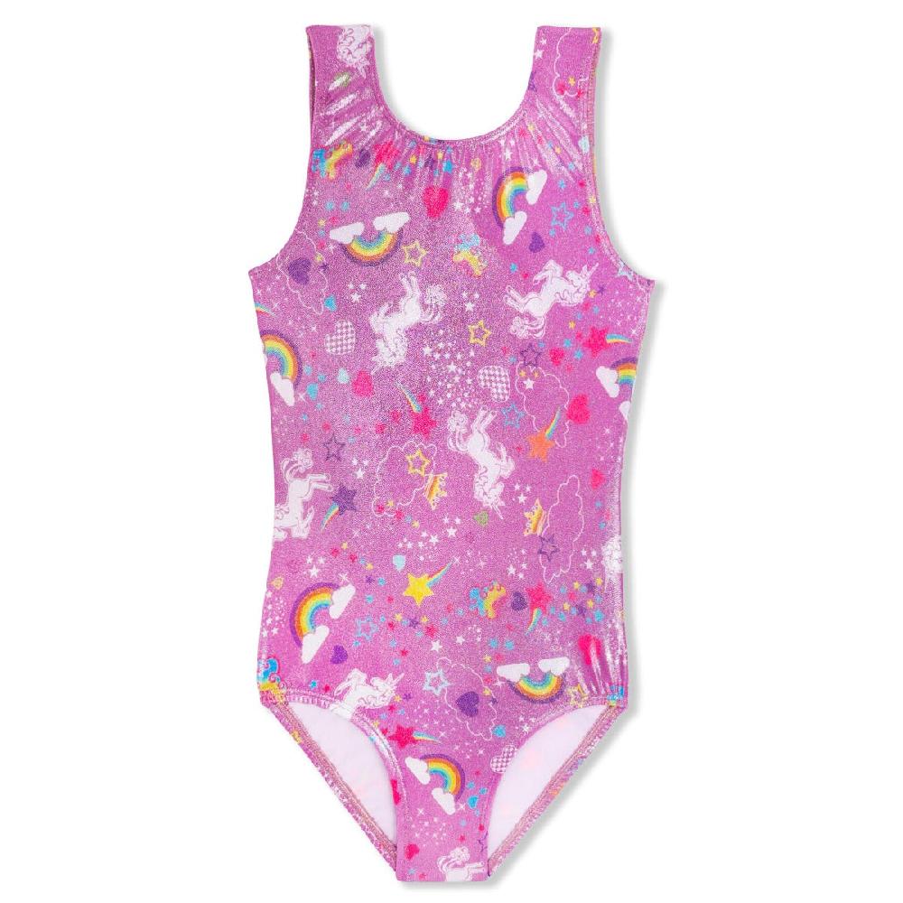 Girl Power Sport Unicorn Lavender Sparkle Leotard LE107-LAV