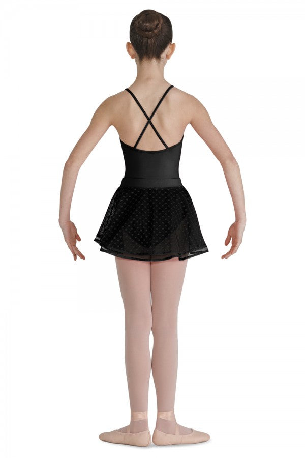 Girls Bloch Bahibak Heart Mesh Shaped Back Hem Ballet Skirt sizes 4-6 6x-7 8-10 and 12-14 CR7921