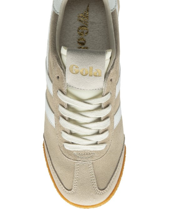 Gola Bone/White Elan Women's Sneakers CLB538-CW