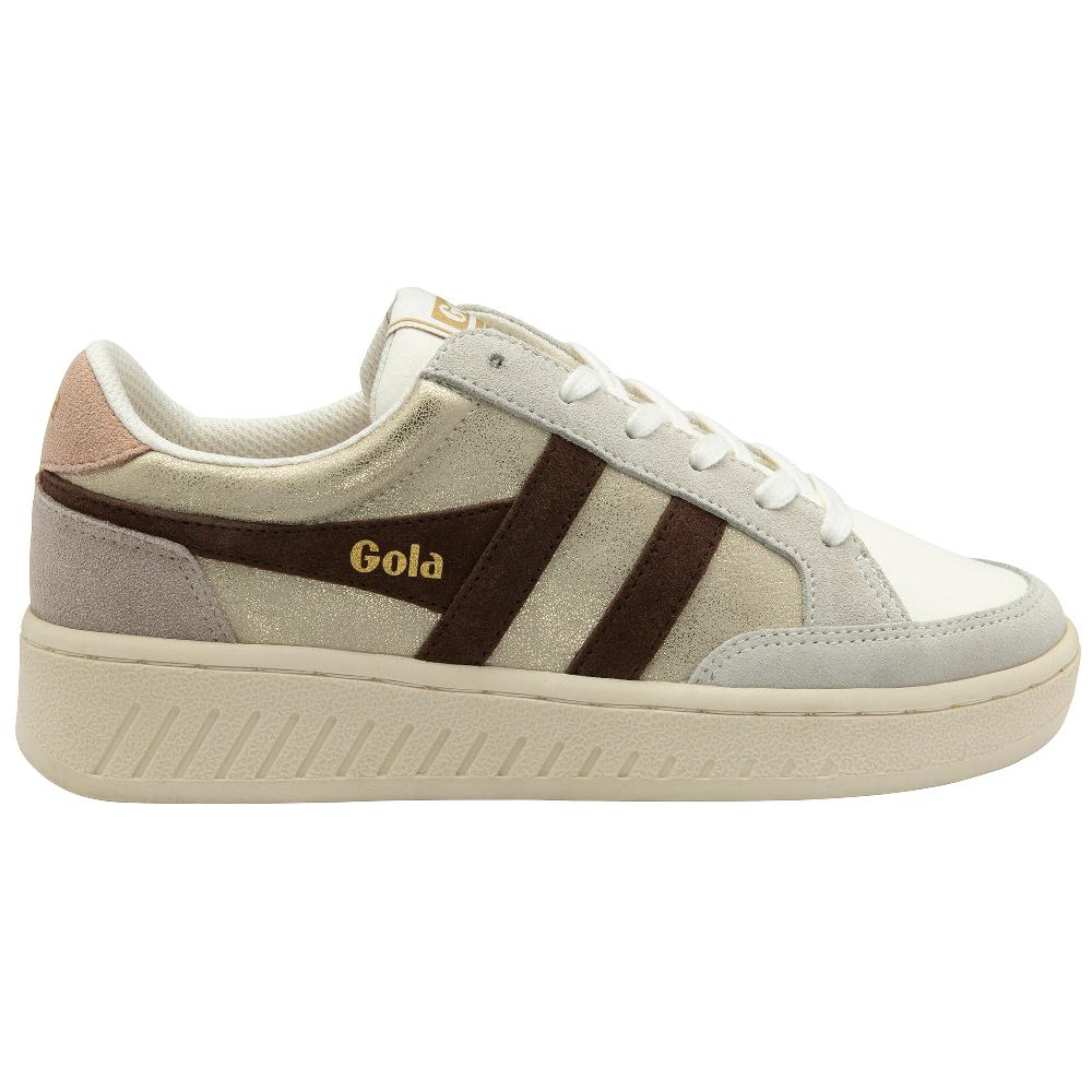 Gola Gold/Dark Brown/Cameo Superslam Blaze Women's Sneakers CLB334-YT