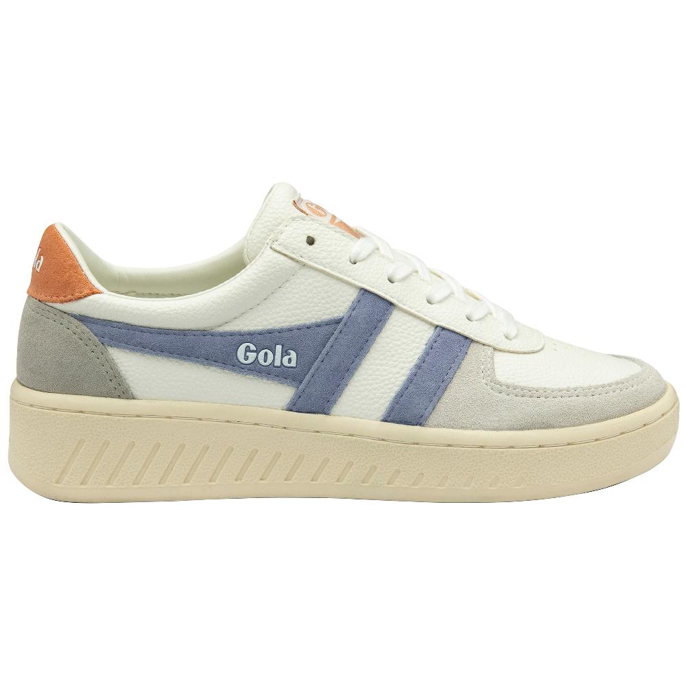 Gola Off White/Lavender/Terracota Grandslam Trident Women's Classic Court Sneakers CLA415-WV