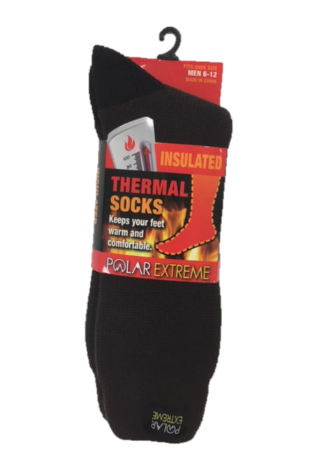Gold Medal Brown Mens Polar Extreme Insulated Thermal Socks PE-H-80D-BROWN