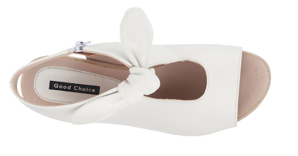 Good Choice Shoes White Kimora Women's Heeled Sandals KIMORA-WHT