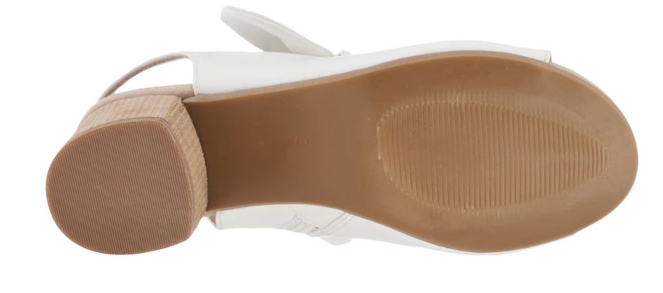 Good Choice Shoes White Kimora Women's Heeled Sandals KIMORA-WHT