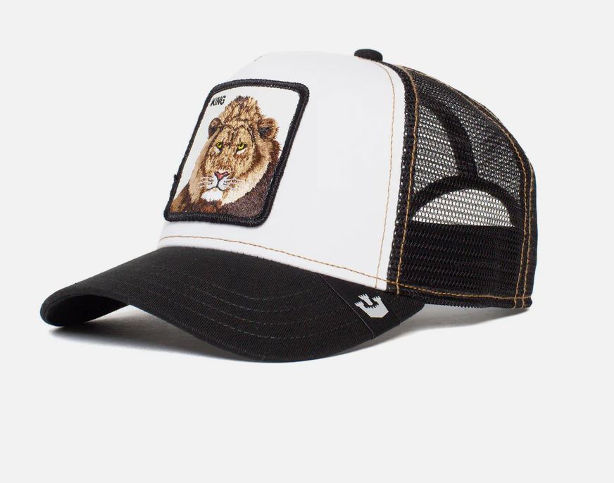 Goorin Bros. Black/White 'The King Lion' Ballcap 101-0388-BLK